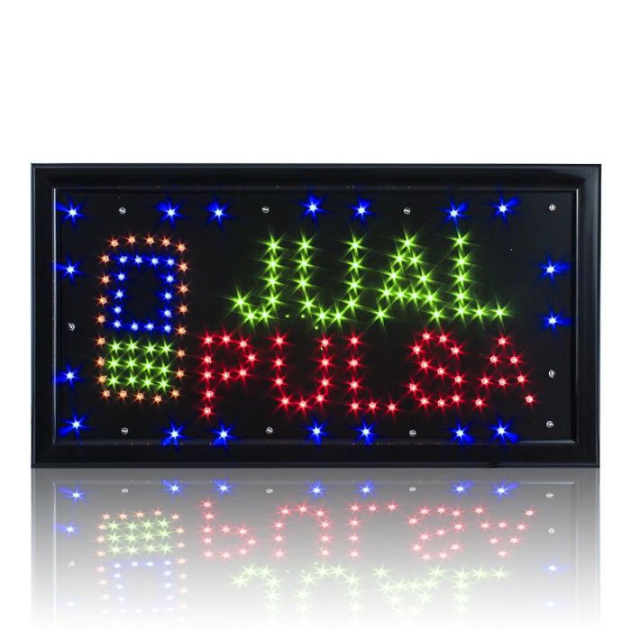 Papan Led JUAL PULSA penglaris Toko/Counter pulsa meriah GX-P051