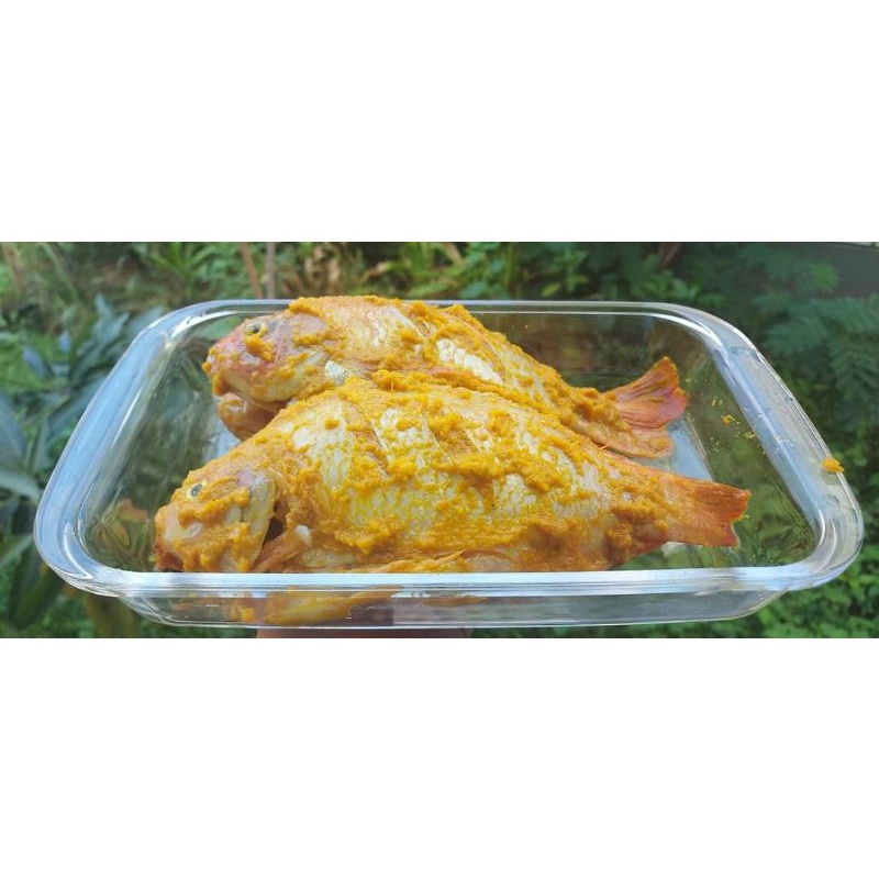 

Nila Ungkep Bumbu Kuning sekilo isi 4 ekor
