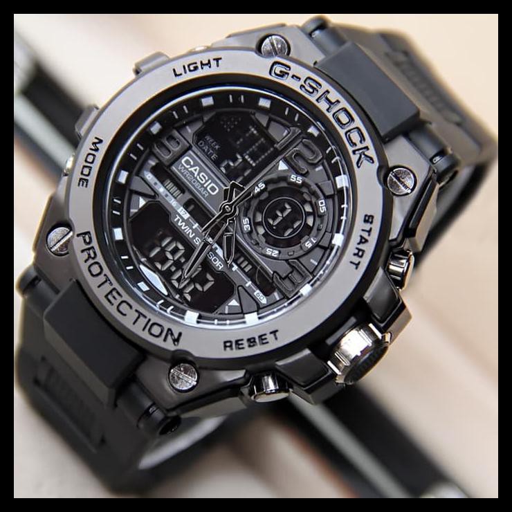 Berkualitas Jam Tangan G-Shock Gst8600 Full Black Berkualitas