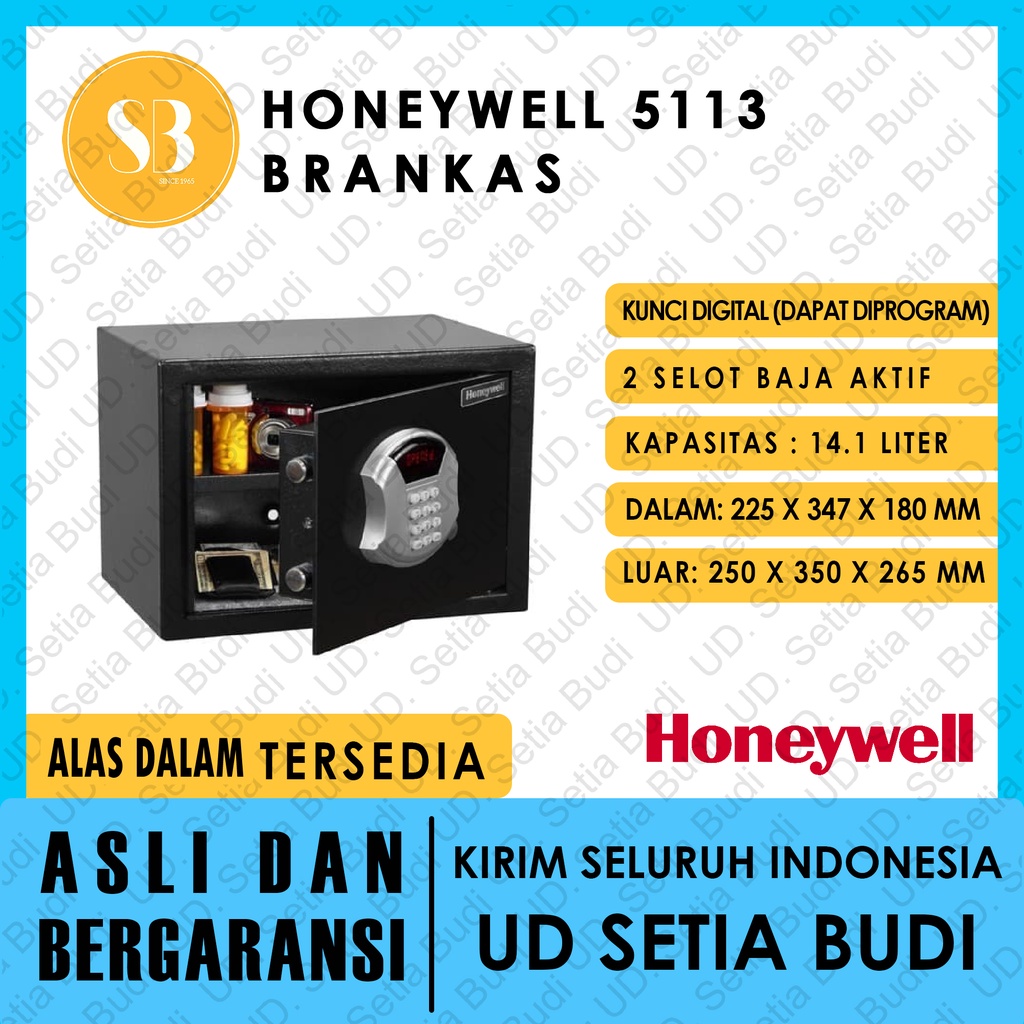 Brankas Honeywell 5113 Asli dan Bergaransi