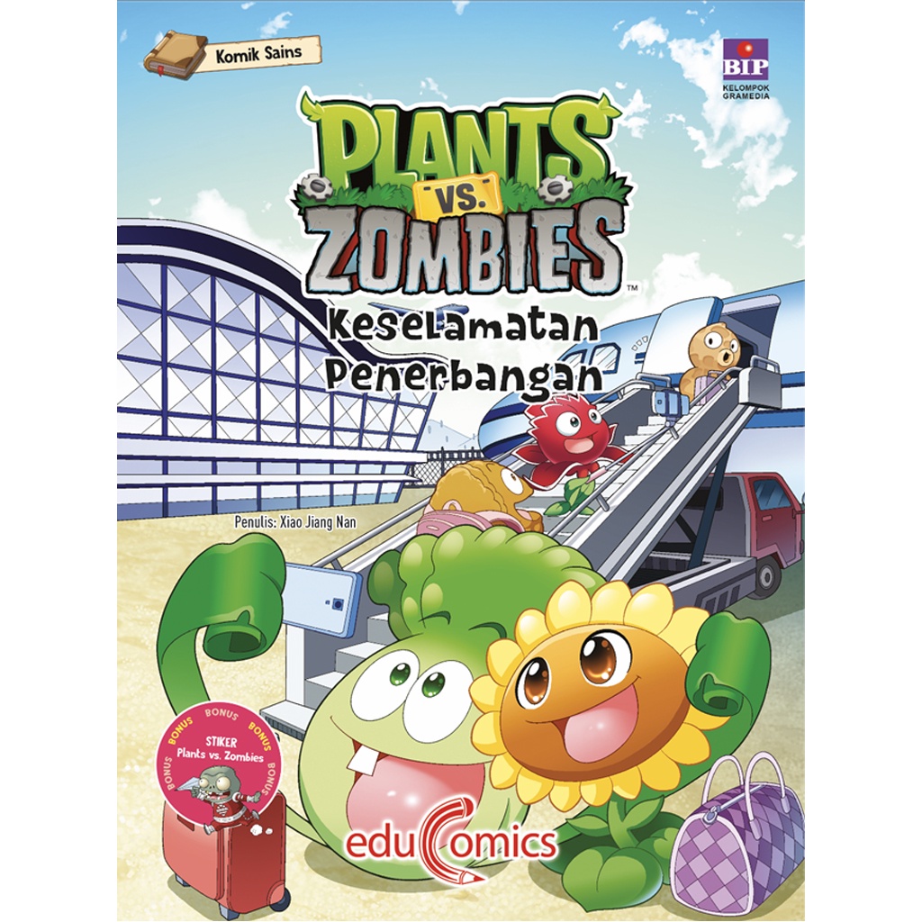 Gramedia Bali - Educomics Plants Vs Zombies : Keselamatan Penerbangan