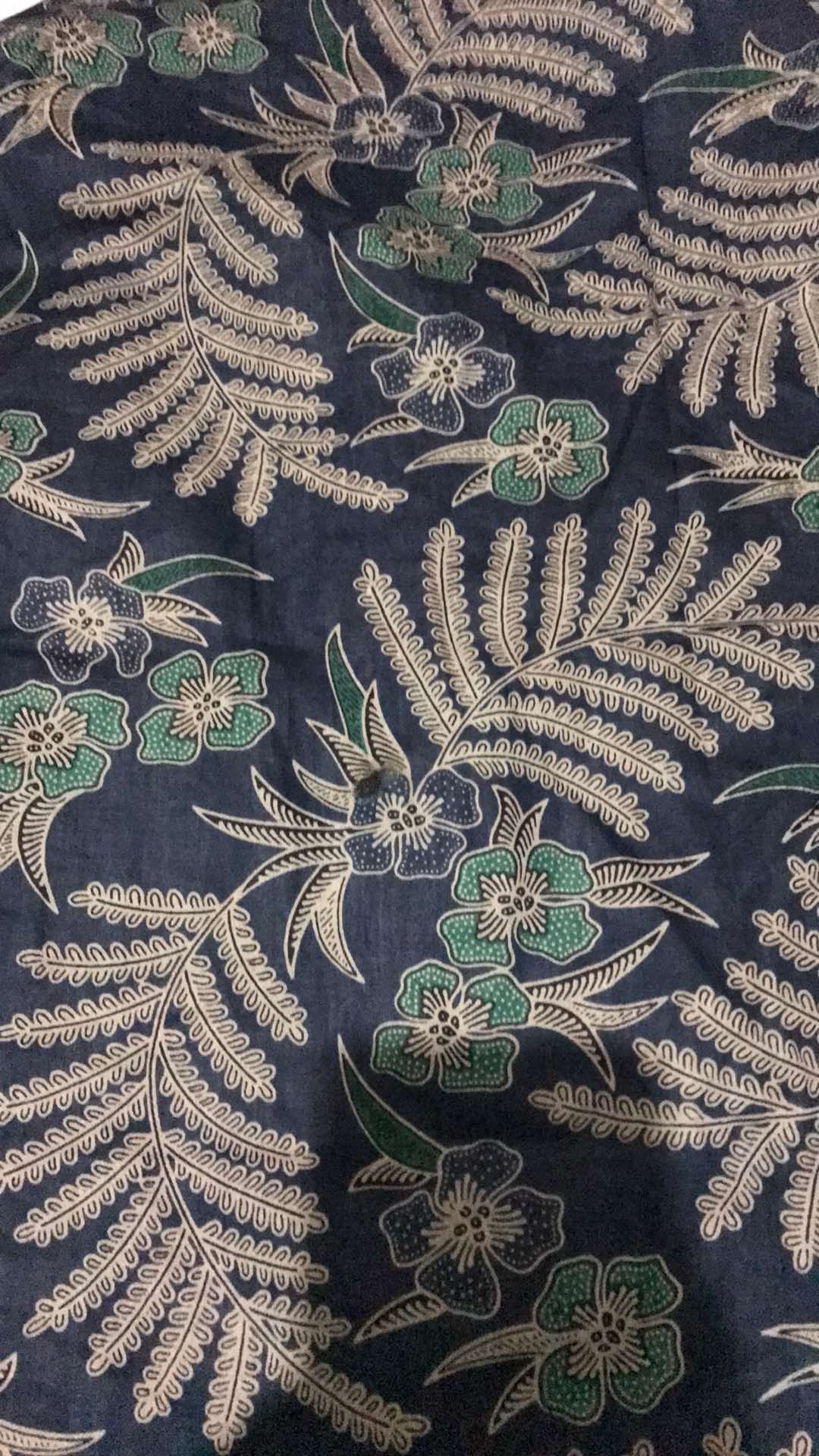 Benang Raja Atasan Blouse Batik Wanita Lengan Panjang Motif Putri Malu