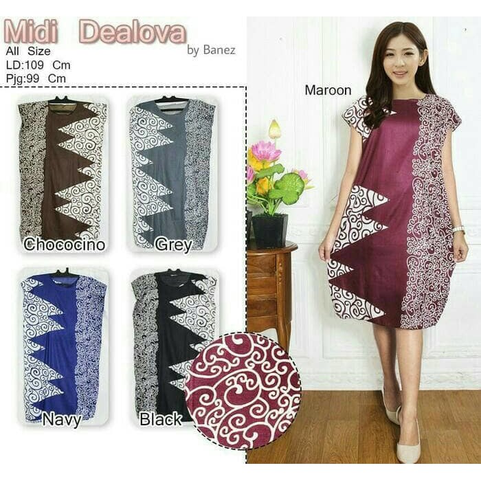 Daster Midi Modern Dealova