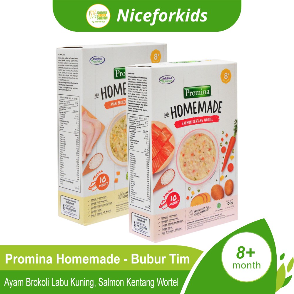 Promina Homemade Bubur Beras Tim Bayi ala Home Made Bubur Bayi Bubur Tim 100 gr