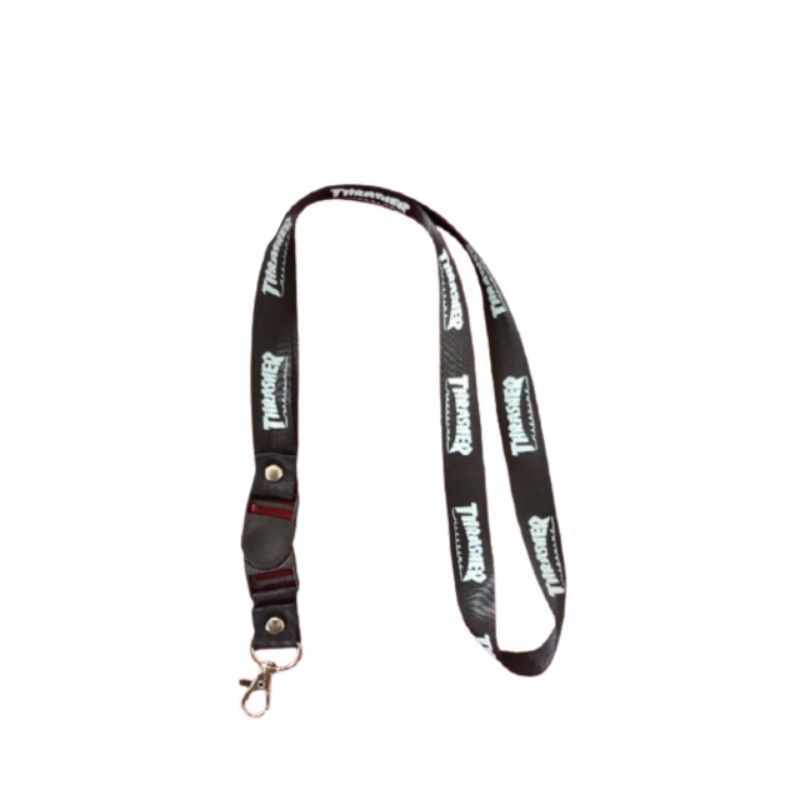 

Lanyard THRASHER gantungan kunci DISRTO / tali lanyard gantungan leher id card name tag kartu nama / pods