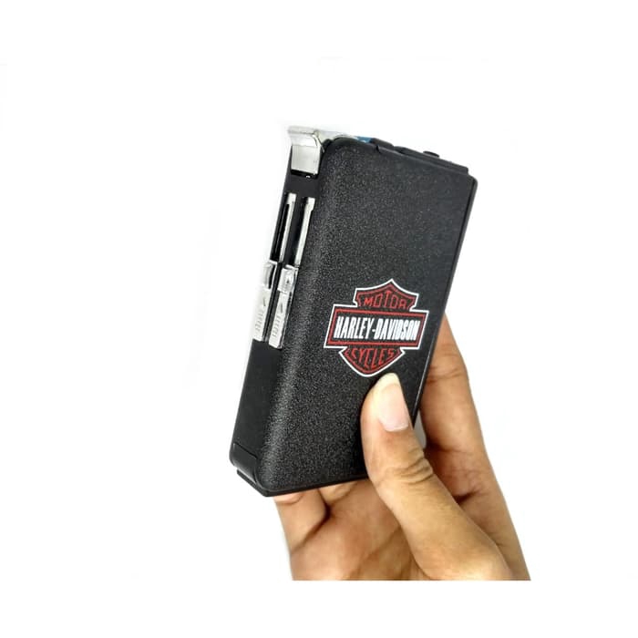 KOTAK ROKOK KOREK API LAS TR 3454-16 HD BLACK TEMPAT ROKOK MANCIS