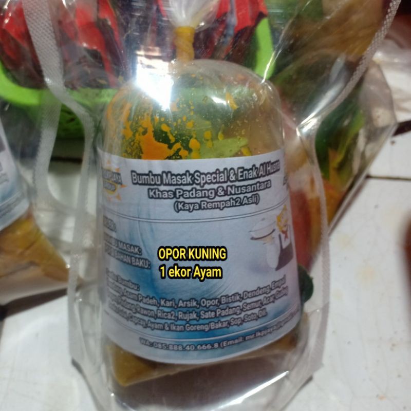 

Bumbu Opor Kuning, Bumbu Opor Putih