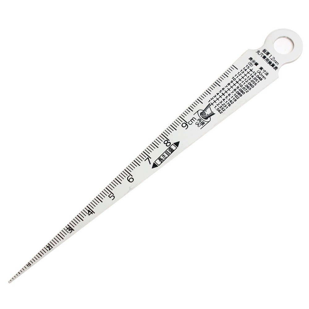 Niigata Seiki SK Made In Japan Taper Gauge #700S 1-15 mm With Straight Ruler