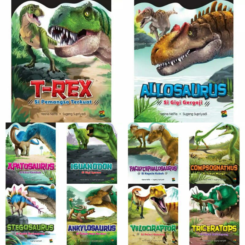 Buku SERI DINOSAURUS/Cerita bergambar/Bestari Zikrul Hakim