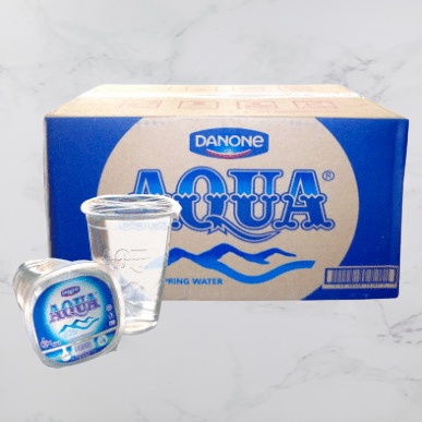 

MINUMAN ~ ( 1 DUS ISI 48 PCS ) AQUA GELAS AIR MINERAL