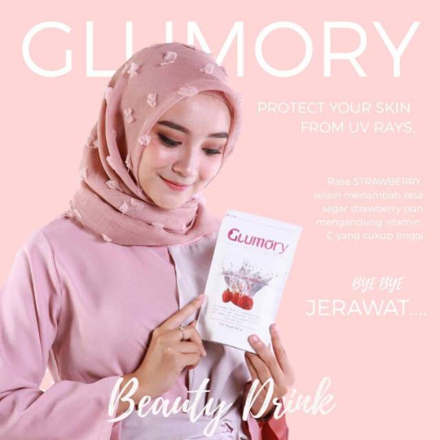 Glumory Beauty Drink 10 Sachet Collagen Drink Glumory Collagen Minuman Collagen Suplemen Kulit Cerah