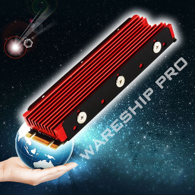 Vivi New Dustproof NVME NGFF Untuk M2 Heatsink Cooling Metal Sheet Thermal Pad Untuk M 2ngff 2280pci-E NVME SSD