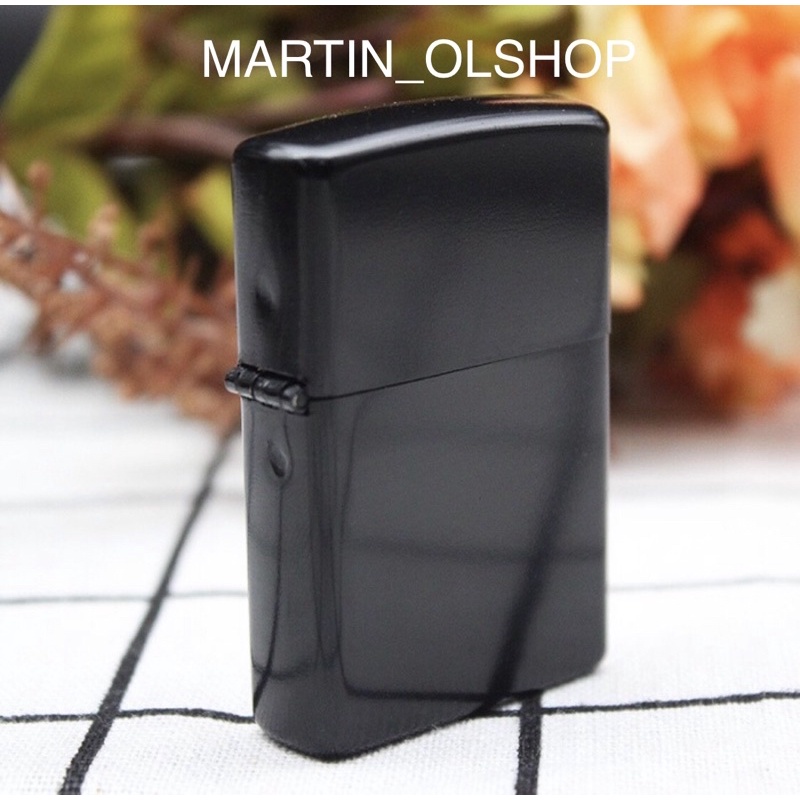 Korek Zippo Black Ice Korek RJ3678 Korek Api Isi ulang