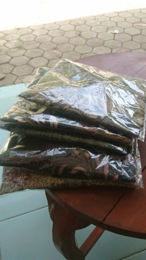 Atasan Batik Pria Lengan Panjang Kenongo Hem Padi Pekalongan M L Xl