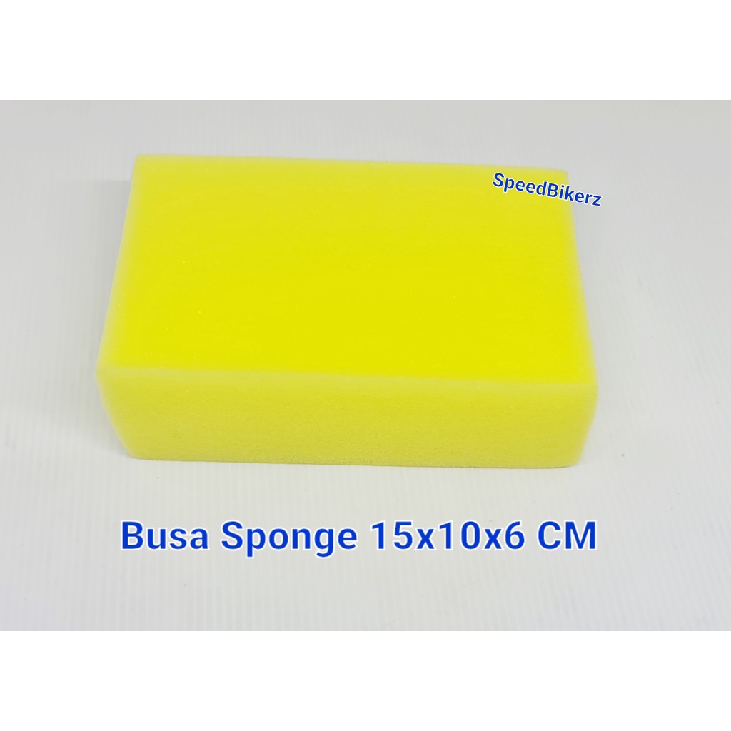 Busa Sponge Foam Serba Guna Motor Mobil Cuci Piring Ukuran 15x10x6