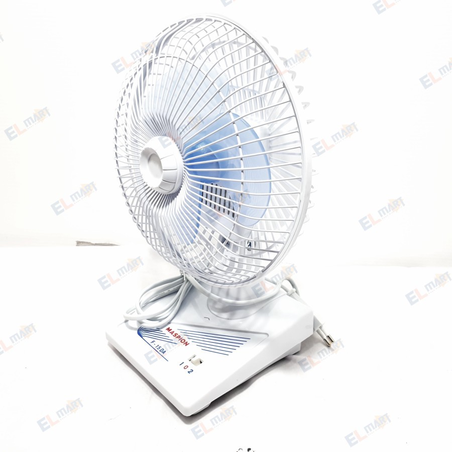 Maspion Kipas Angin Meja Desk Fan 6 inch 6&quot; F15 DA - F15DA - F 15 DA Low Watt Bisa Putar Swing Kanan