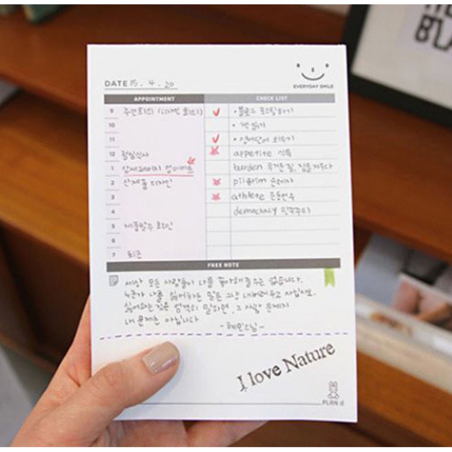 

weekly planner A6/ agenda mingguan/ planner weekly smile/ weekly planner murah/ weekly planner lucu/weekly planner unik