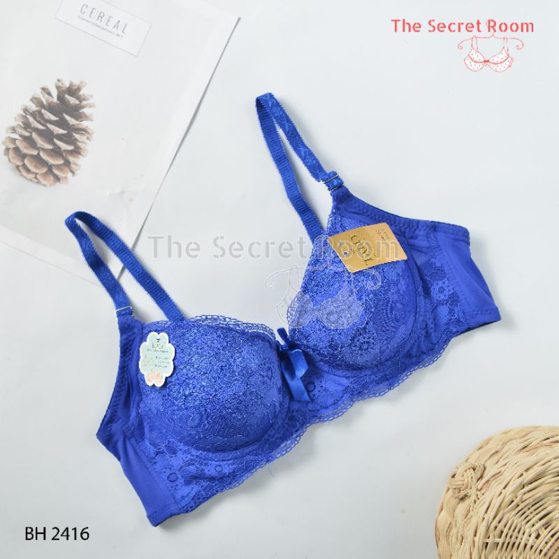 TALLY BRA BH 2416 | CUP B BESAR | BUSA SEDANG | ADA KAWAT | BAHAN RENDA | SIZE 36 - 40