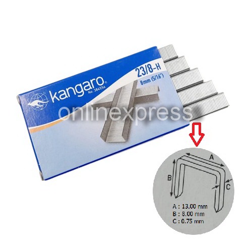 

Isi Stapler / Staples Heavy Duty 2308 12/08 Kangaro
