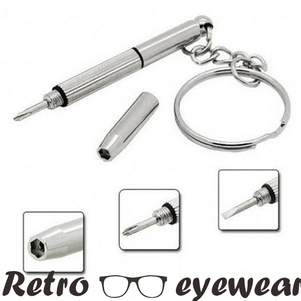 Obeng kacamata / gantungan kunci mini obeng kacamata / obeng kacamata