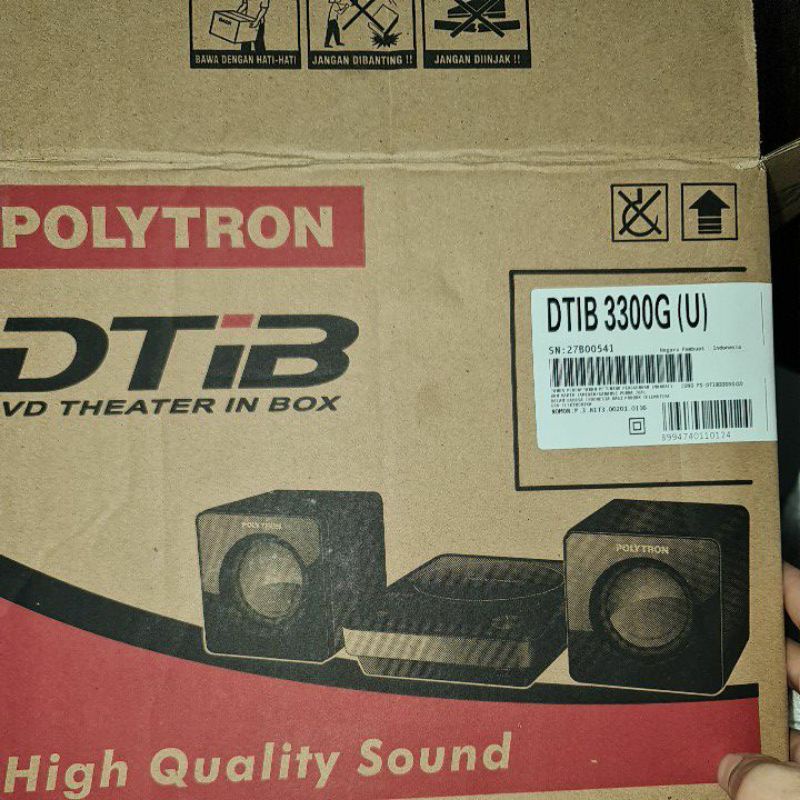 DVD THEATER IN BOX DTIB 3300