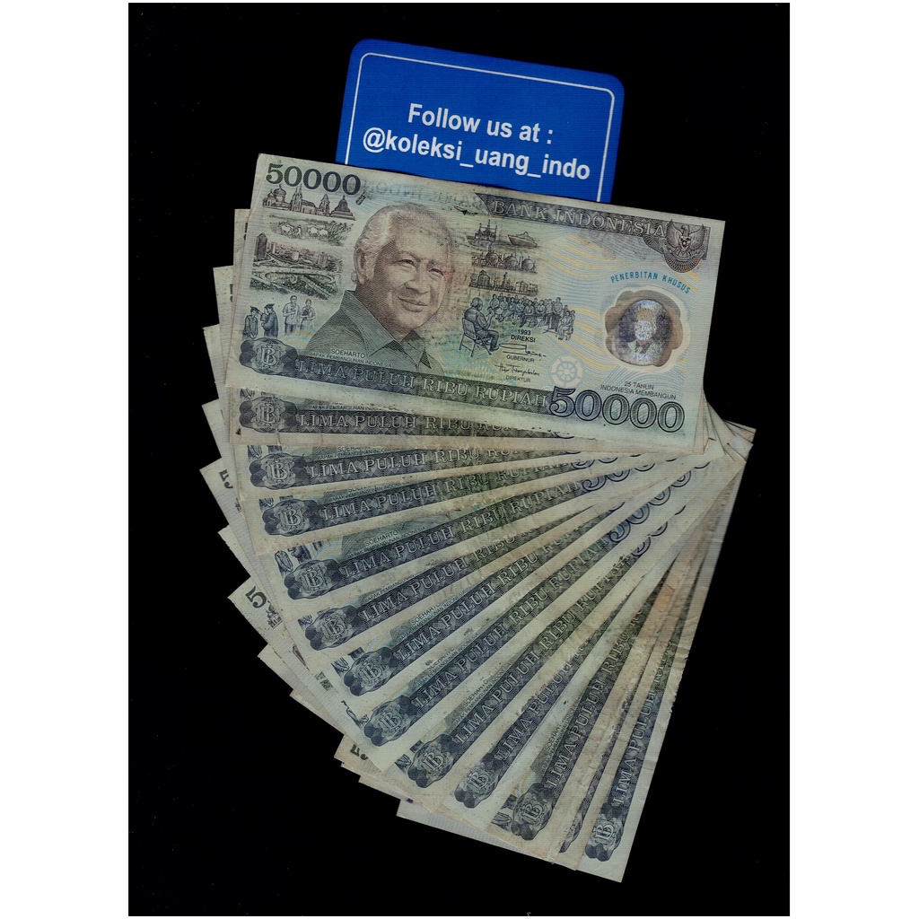 Uang Kuno 50000 Polymer Soeharto Beredar