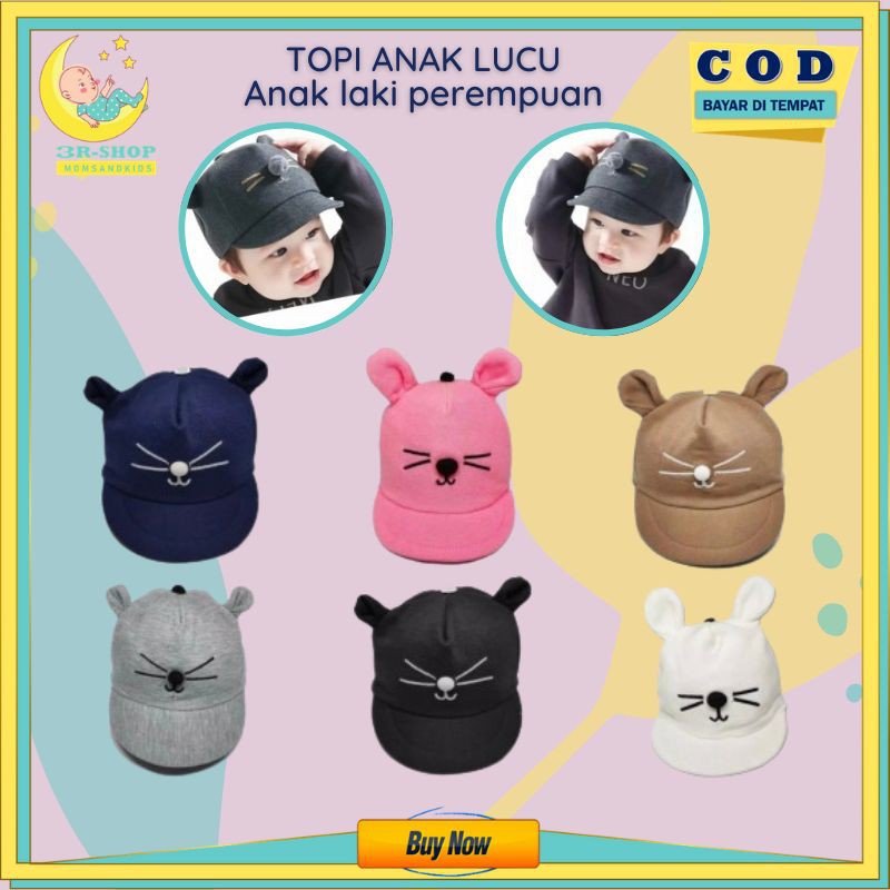 Topi Aksesoris Kepala Bayi baby anak anak Laki laki Perempuan Lucu 1 sampai 5 tahun