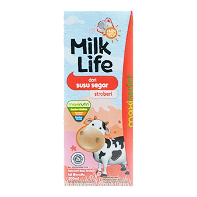 

Milk Life Susu UHT Stroberi [200 mL]