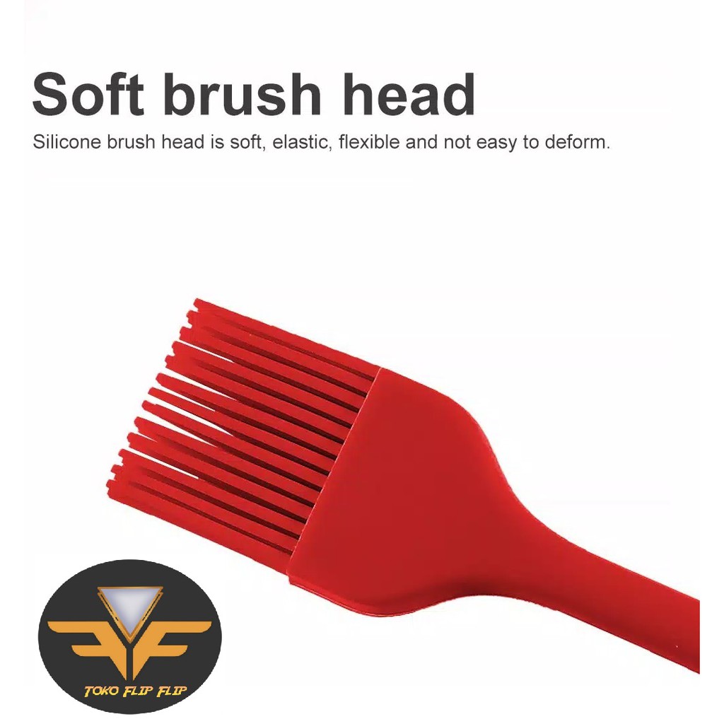 BEST QUALITY Kuas Dapur Silikon / Silikon Food Brush / Kuas Mentega BBQ Brush Oles Makanan Dapur