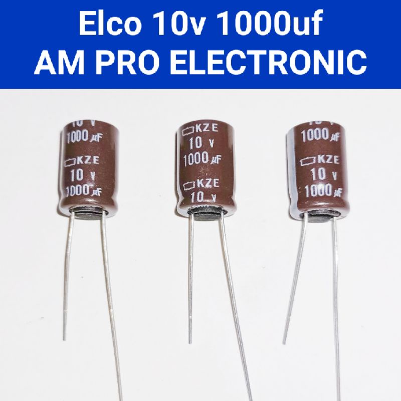 Elco 10v 1000uf Elko 1000uf 10v Coklat Original
