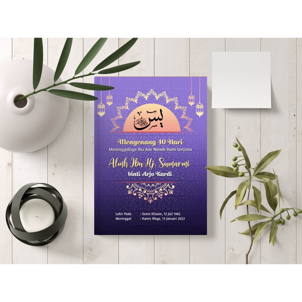 

Yasin Softcover HVS 128 Halaman