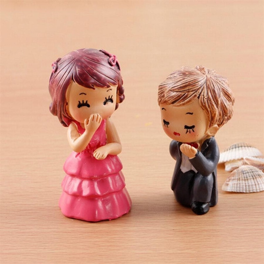 Miniature Lover Figures - Lovers Couple Figurines #06 (2pcs)