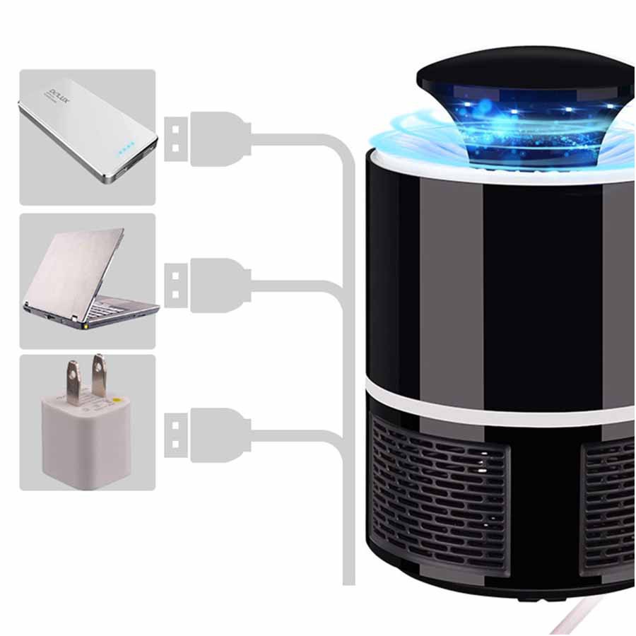 GS8 Perangkap Nyamuk Jebakan Lalat Kipas Lampu LED UV Sedot Sinar Ultraviolet Elektrik penangkap killer Mosquito jnp Taffware Pembasmi Nyamuk UV LED Photocatalyst Mosquito Repellent - 139