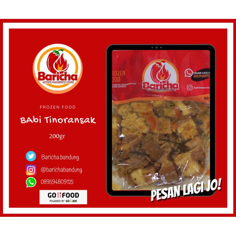 

Babi Tinoransak 200gram
