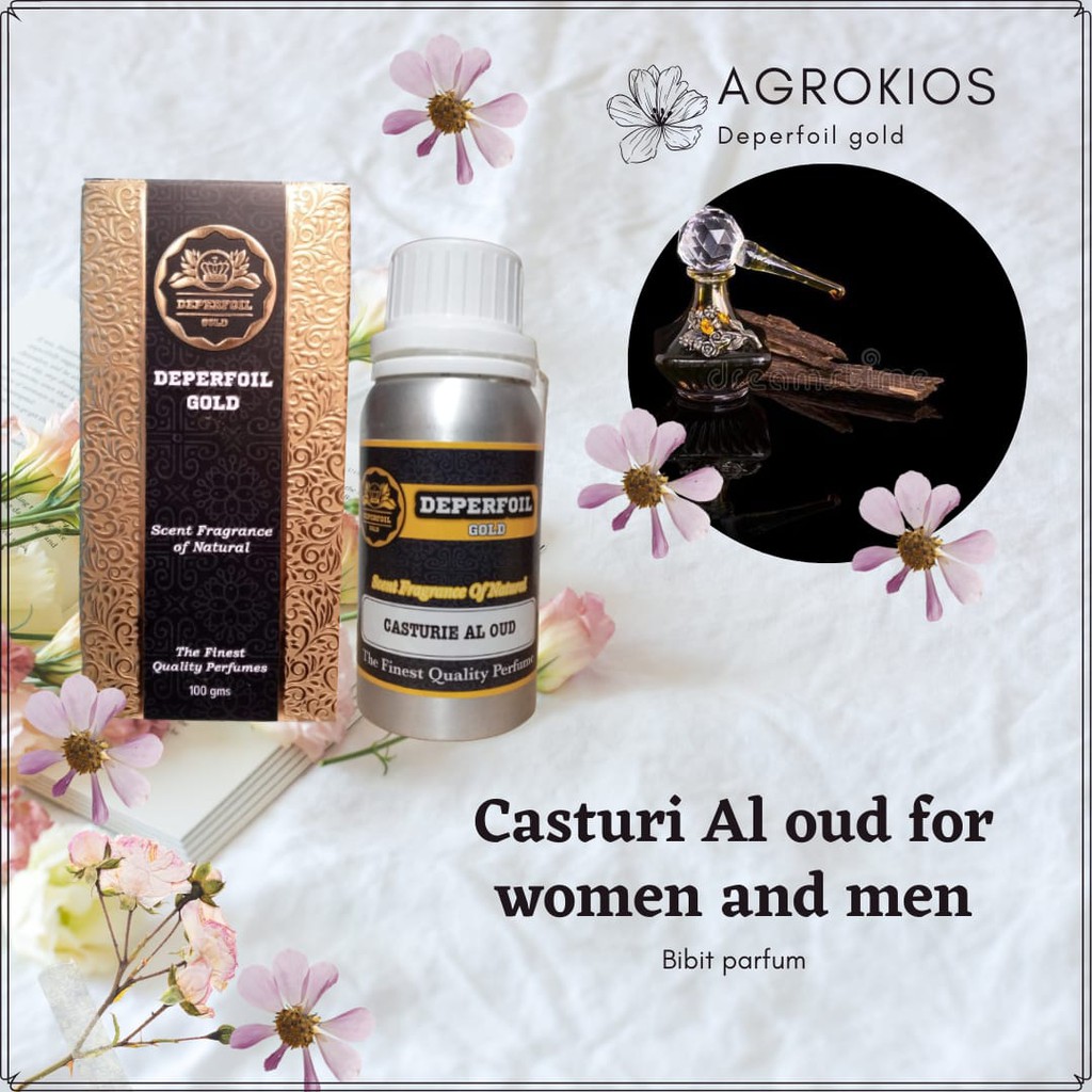 best quality parfum kastrui al oud 100 kemasan segel by deperfoil gold original