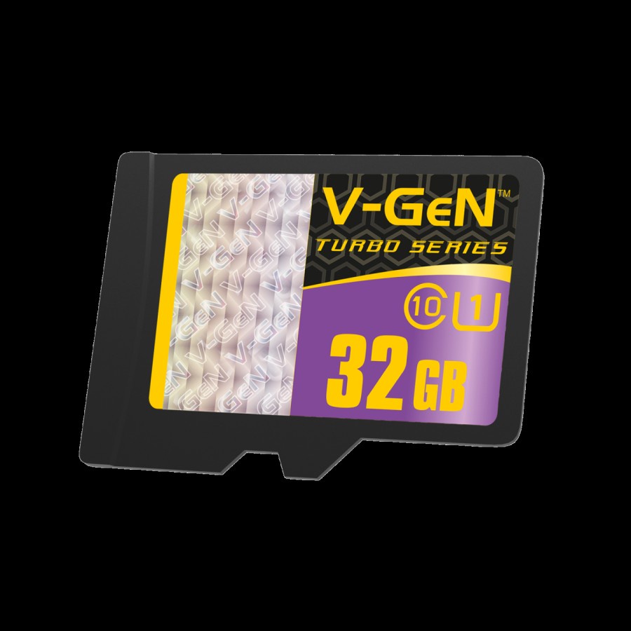 Memory Card Micro SD V-GEN 32 GB Class 10 Speed 100 MBPS Turbo Series