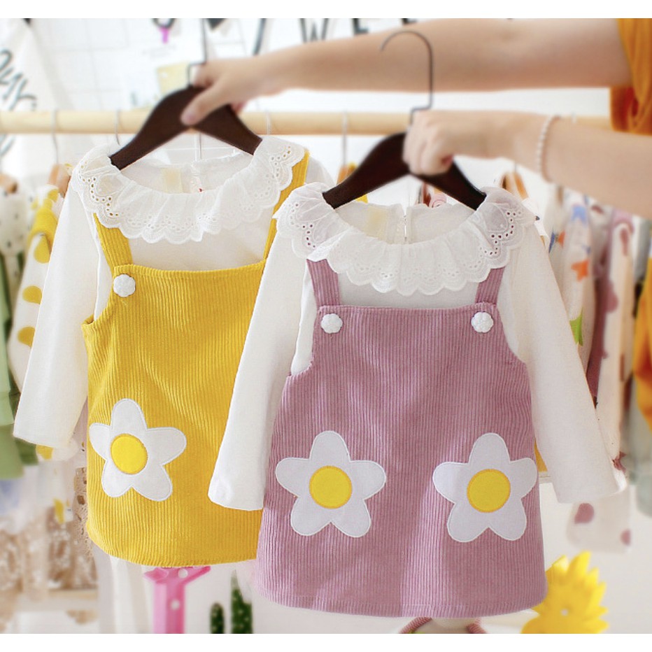 babyfit DUKE DAISY baju  setelan overall anak  perempuan  