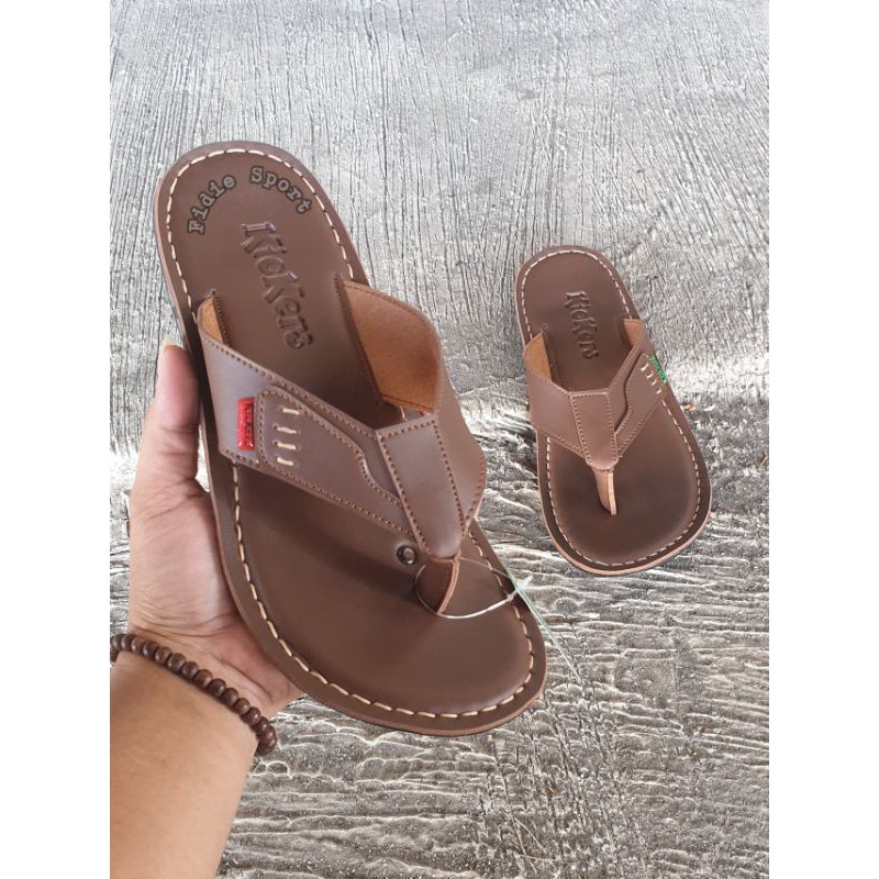 sandal kickers kulit/sandal jepit kickers/sandal jepit distro/sandal kickers murah/sandal kickers