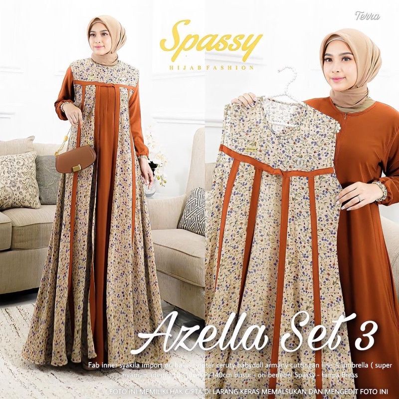 AZELLA SET / GAMIS 2IN1 / GAMIS SET CARDIGAN