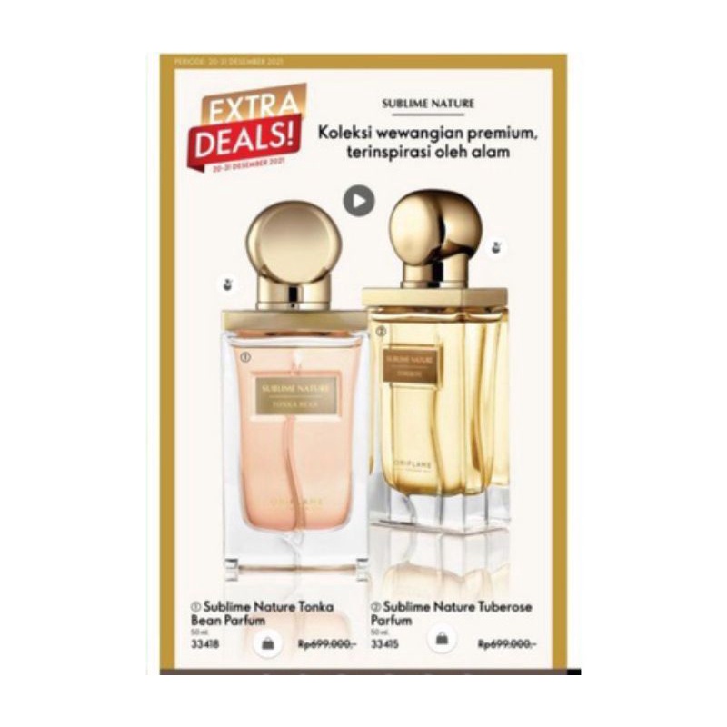 Sublime Nature Tonka Bean Parfum - Sublime Nature Tuberose Parfum