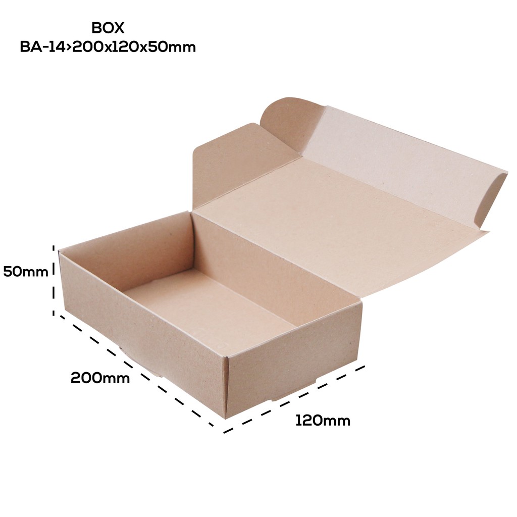 Box Brownies Dus Brownies 20x12 Bahan 325 Gsm Laminasi (B14K4-20X12X5)