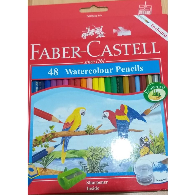 

Faber Castell 48 Watercolour Pencils 114468 / Pensil Warna