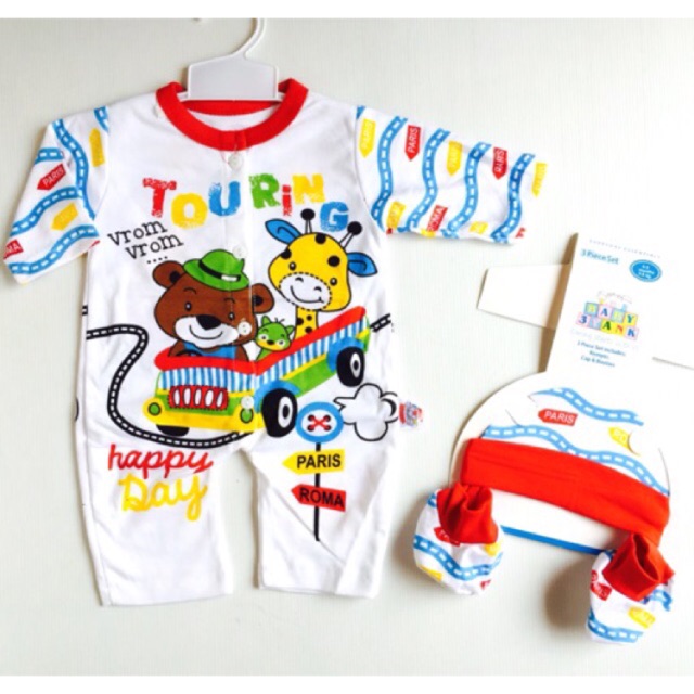 Jumper Set Kado Lahiran Lengkap Paket Lucu Fashion Anak Bayi Cowok Laki Laki Baru Lahir