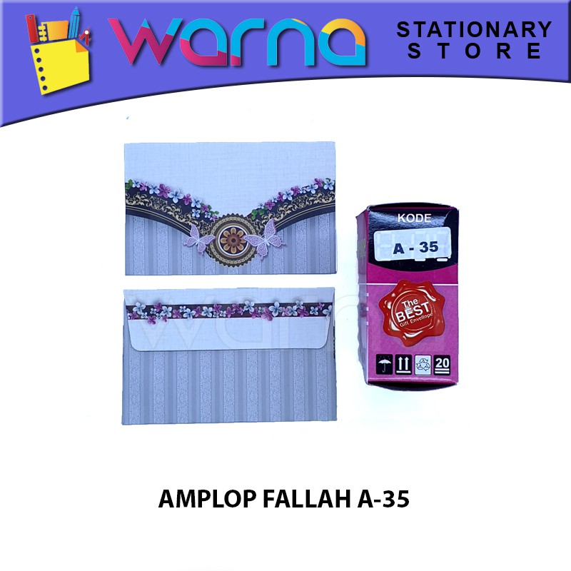 

AMPLOP SUMBANGAN AMPLOP KONDANGAN MOTIF FALLAH A 28 - A 53