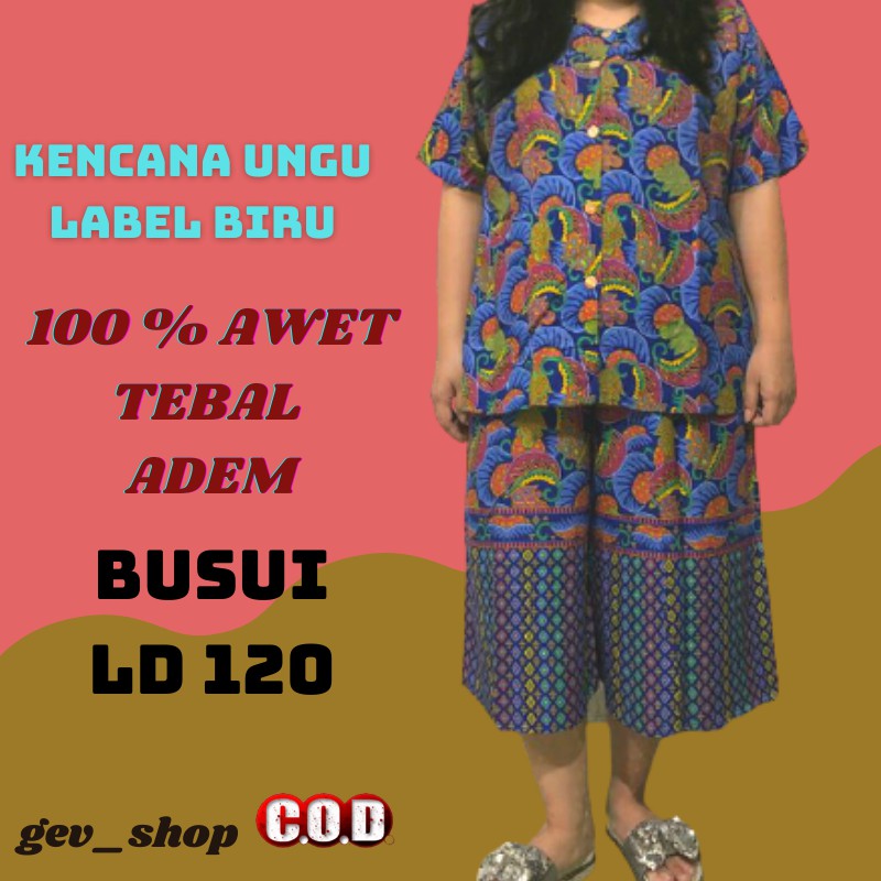 BABY DOLL BABYDOLL BABYDOL BABY DOL SETELAN KULOT BUSUI BATIK KUDA MAS KEKINIAN VIRAL SARWENDAH