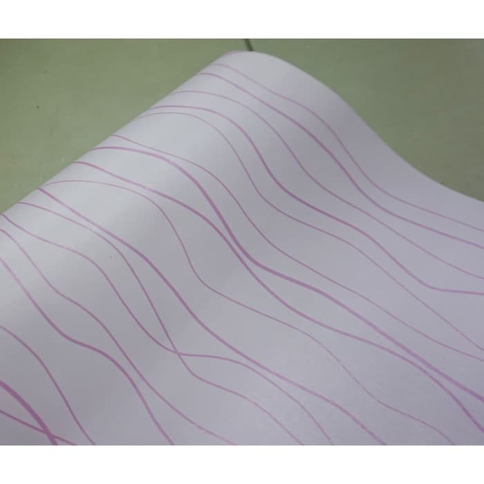 Wallpaper Dinding Motif Wave Pink Ukuran 10 Meter x 45 CM