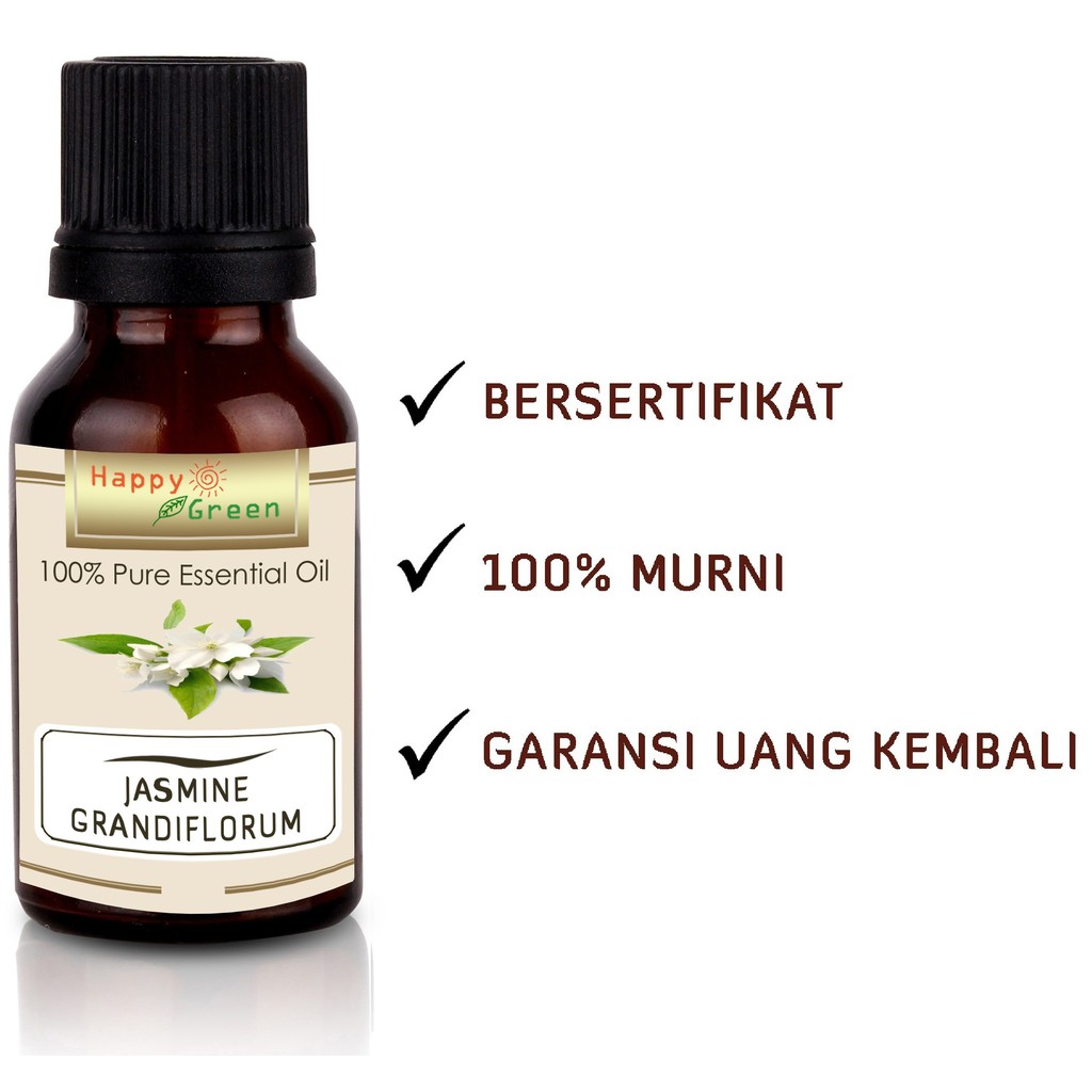 Happy Green Jasmine Grandiflorum Essential Oil  - Minyak Melati Grandiflorum