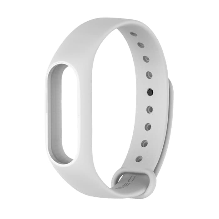 Tali Jam Silicon Strap Replacement Xiaomi MI Band 2 - white