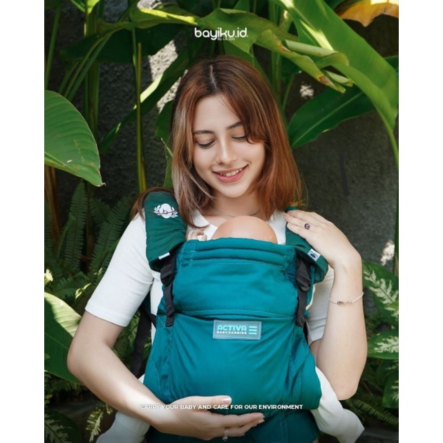 Gendongan Bayi Bayiku.id Original - Activa Baby Carrier Mark 3 - Activa Mark III Model Terbaru - Agen Resmi