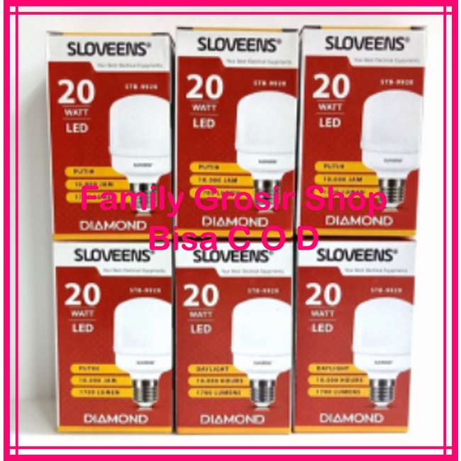 Lampu LED 15/20watt T Bulb Kapsul Capsule SNI